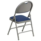 Chaise pliante rembourrée Emma et Oliver, lot de 2, facile à transporter, pour la maison et le bureau, pour fêtes et événements