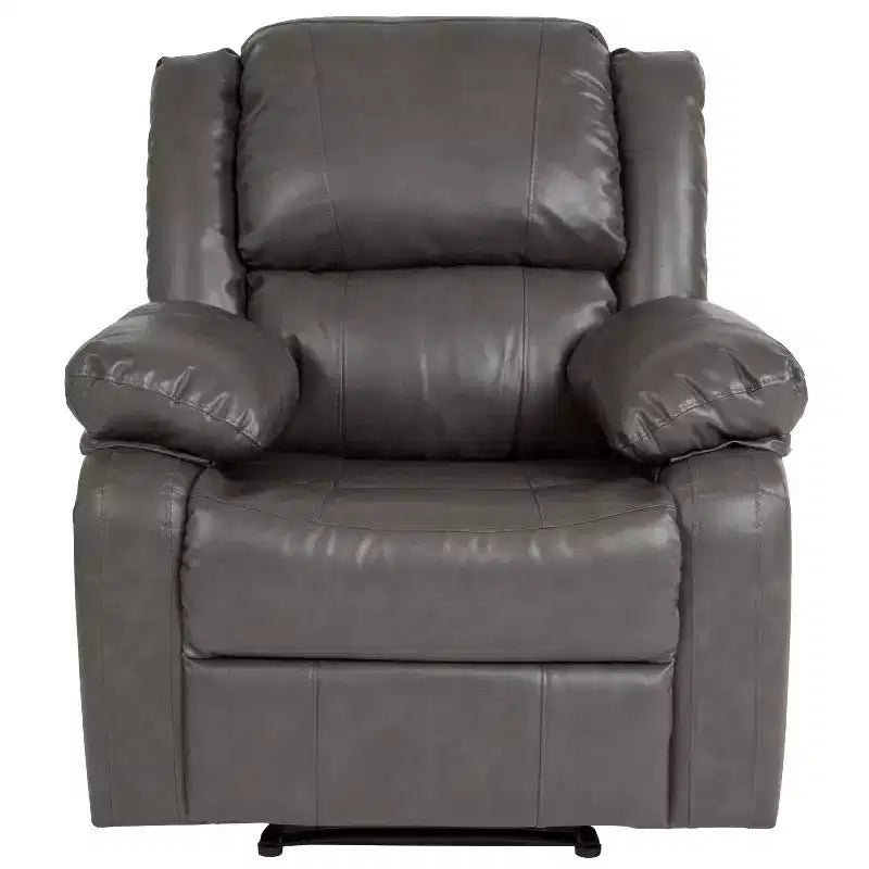 Fauteuil inclinable Emma et Oliver avec dossier rembourré et accoudoirs rembourrés