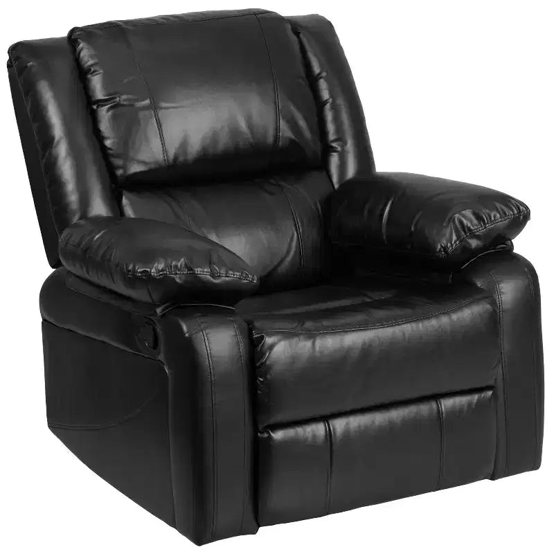 Fauteuil inclinable Emma et Oliver avec dossier rembourré et accoudoirs rembourrés