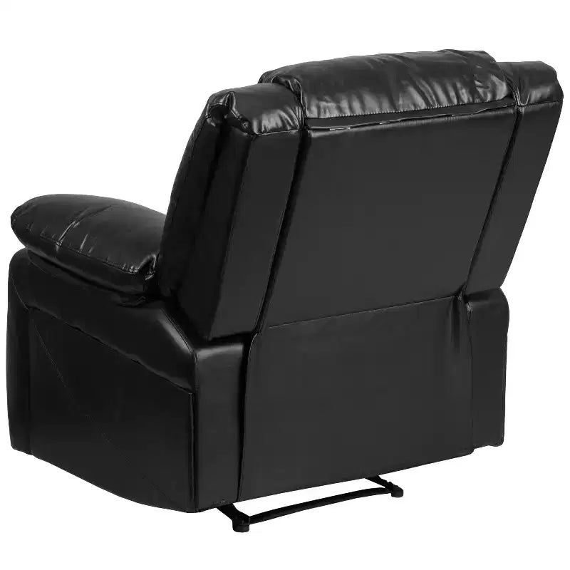 Fauteuil inclinable Emma et Oliver avec dossier rembourré et accoudoirs rembourrés