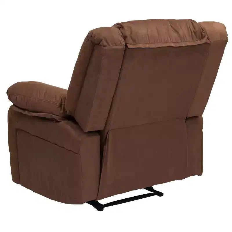 Fauteuil inclinable Emma et Oliver avec dossier rembourré et accoudoirs rembourrés