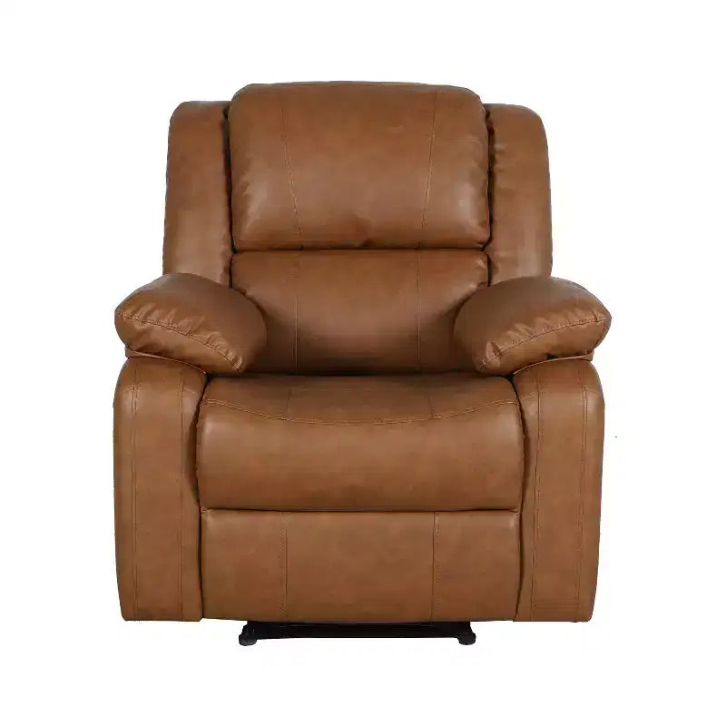 Fauteuil inclinable Emma et Oliver avec dossier rembourré et accoudoirs rembourrés
