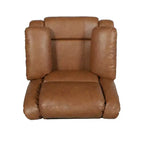 Fauteuil inclinable Emma et Oliver avec dossier rembourré et accoudoirs rembourrés