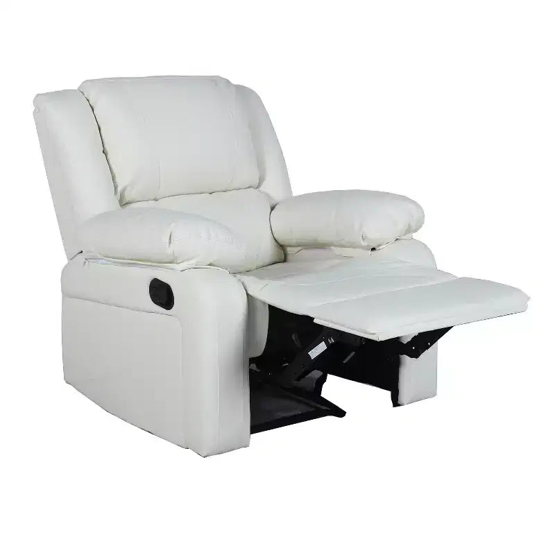 Fauteuil inclinable Emma et Oliver avec dossier rembourré et accoudoirs rembourrés