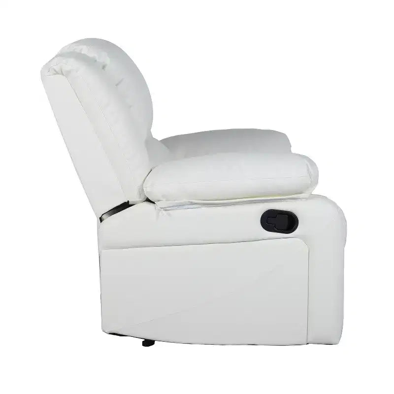 Fauteuil inclinable Emma et Oliver avec dossier rembourré et accoudoirs rembourrés