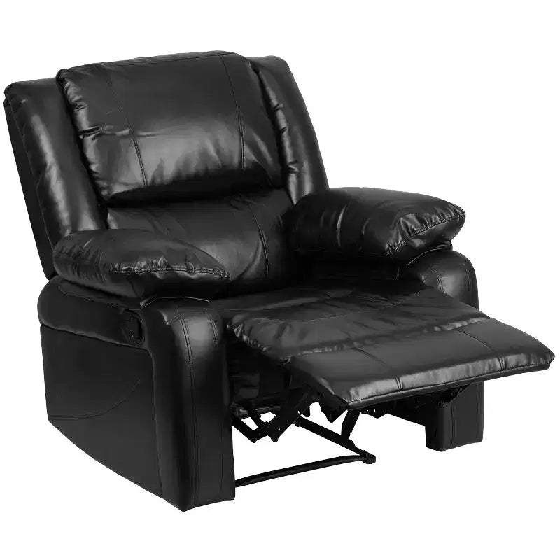 Fauteuil inclinable Emma et Oliver avec dossier rembourré et accoudoirs rembourrés