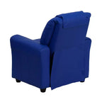 Fauteuil inclinable contemporain pour enfants Emma et Oliver avec porte-gobelet et appuie-tête