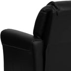 Fauteuil inclinable contemporain pour enfants Emma et Oliver avec porte-gobelet et appuie-tête
