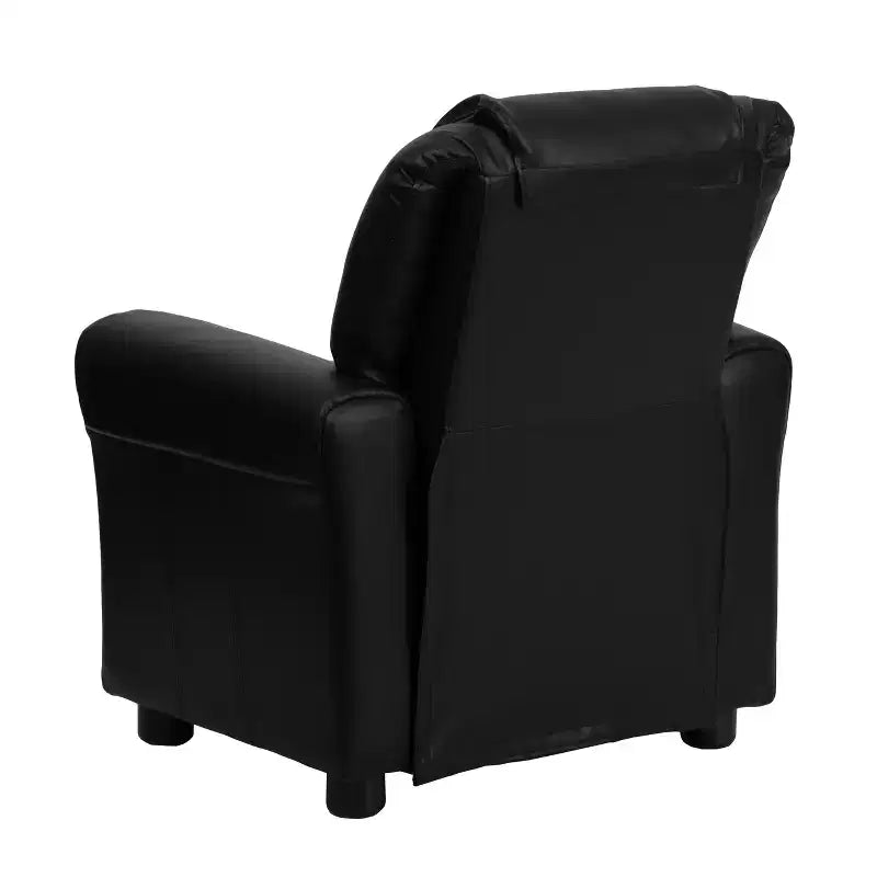 Fauteuil inclinable contemporain pour enfants Emma et Oliver avec porte-gobelet et appuie-tête