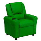 Fauteuil inclinable contemporain pour enfants Emma et Oliver avec porte-gobelet et appuie-tête