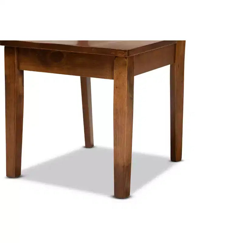 Lot de 2 chaises de salle à manger Fenton Wood – Baxton Studio