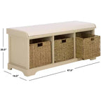 Banc de rangement Lonan - AMH5733 - Safavieh Couture