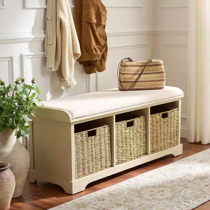 Banc de rangement Lonan - AMH5733 - Safavieh Couture
