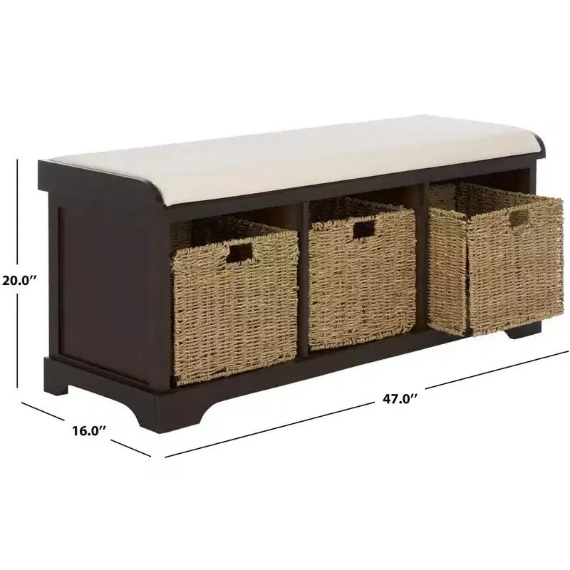 Banc de rangement Lonan - AMH5733 - Safavieh Couture