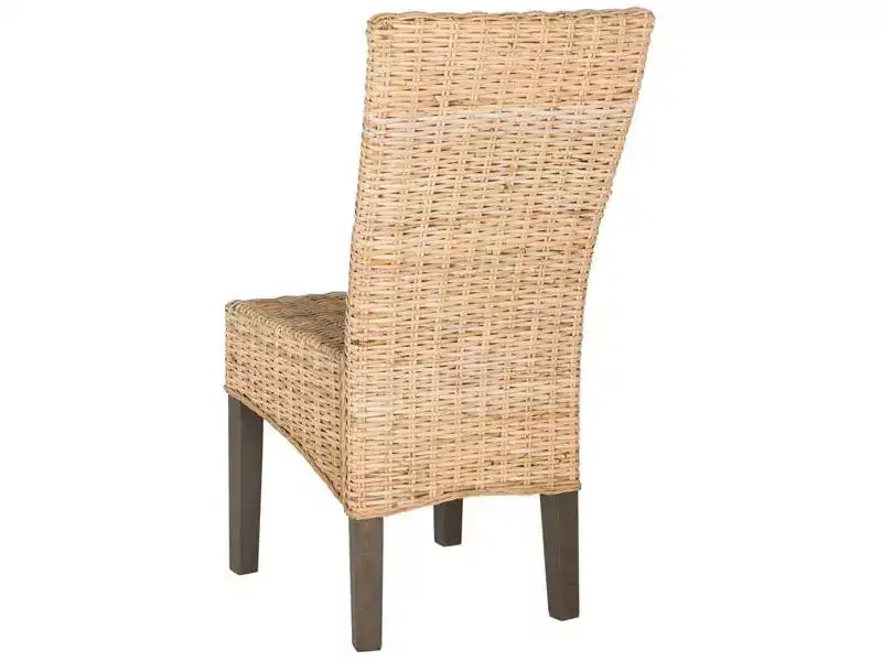 Chaise de salle à manger en osier Ozias 19 H (lot de 2) - SEA8014 - Safavieh