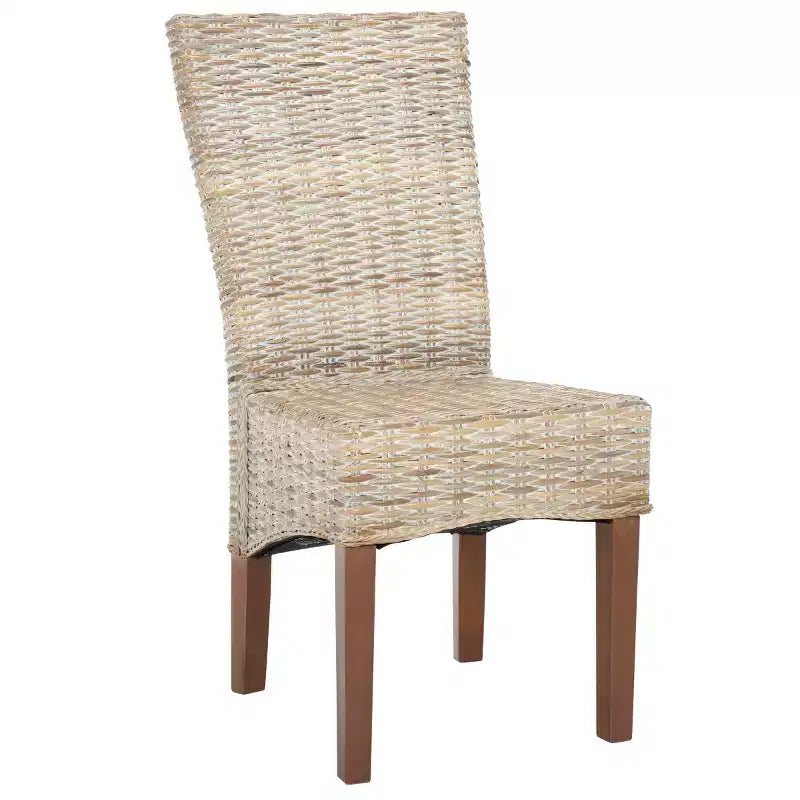 Chaise de salle à manger en osier Ozias 19 H (lot de 2) - SEA8014 - Safavieh