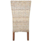 Chaise de salle à manger en osier Ozias 19 H (lot de 2) - SEA8014 - Safavieh