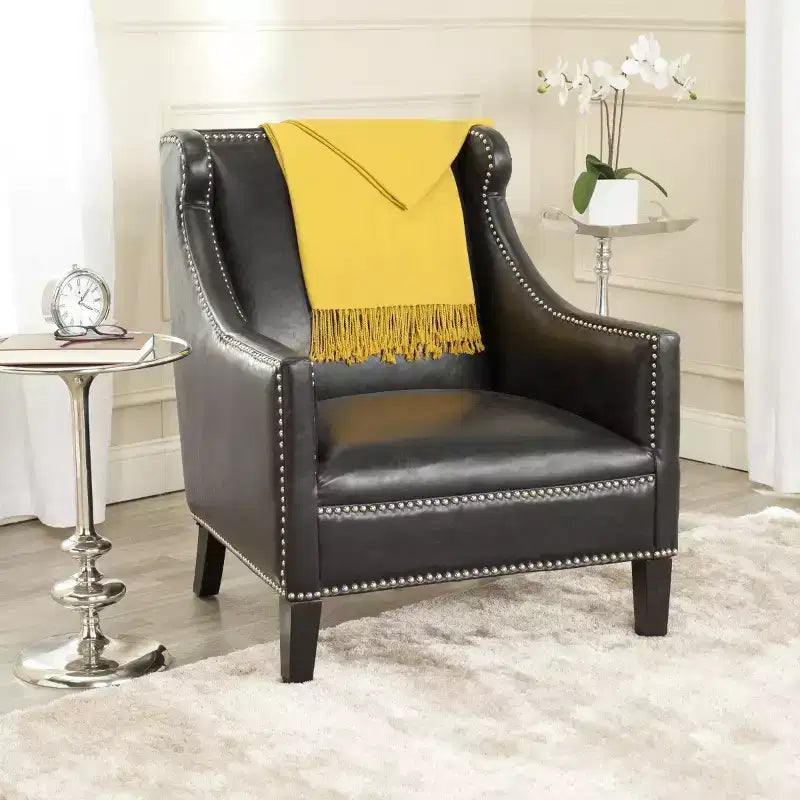 Fauteuil Mckinley Club - MCR4735 - Noir Antique - Safavieh Couture