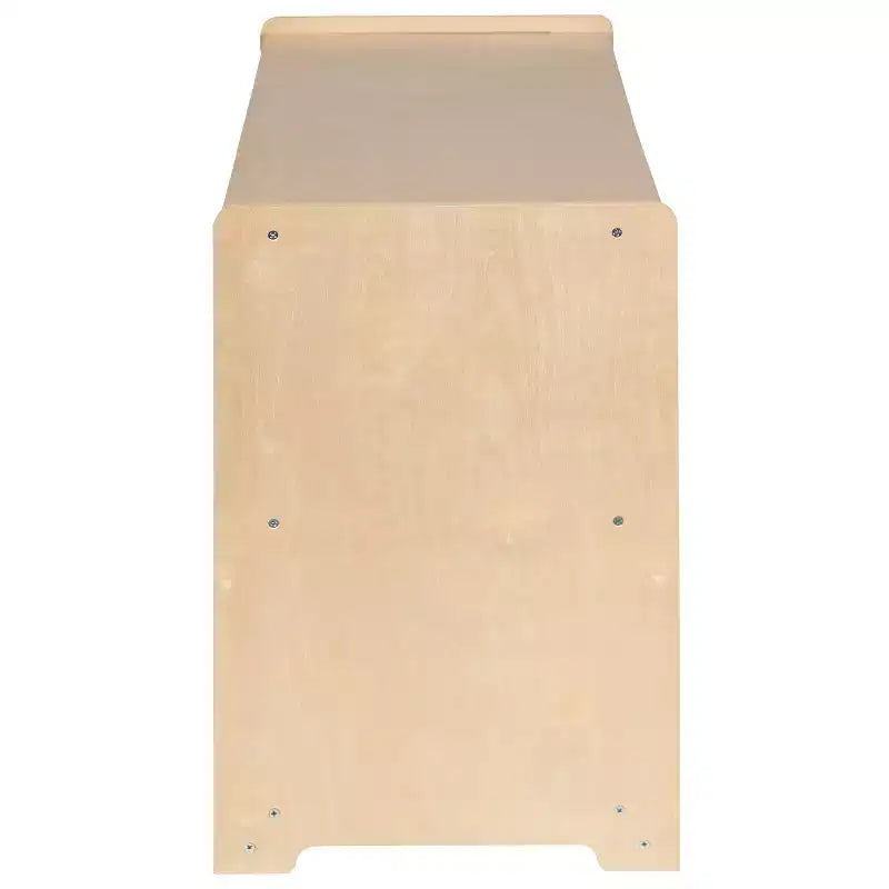 Meuble de rangement en bois Flash Furniture pour salle de classe commerciale ou domestique – Conception sûre et adaptée aux enfants (Naturel)