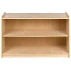 Meuble de rangement en bois Flash Furniture pour salle de classe commerciale ou domestique – Conception sûre et adaptée aux enfants (Naturel)