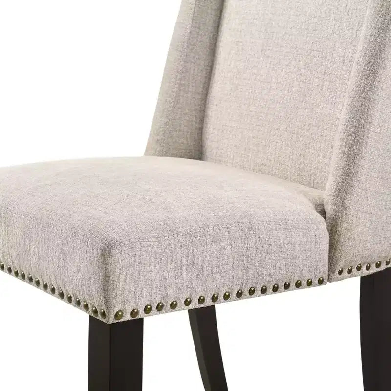 Carolina Living - Lot de 2 tabourets de bar rembourrés Laurant, hauteur comptoir, 61 cm
