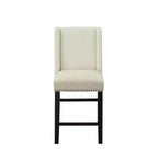 Carolina Living - Lot de 2 tabourets de bar rembourrés Laurant, hauteur comptoir, 61 cm