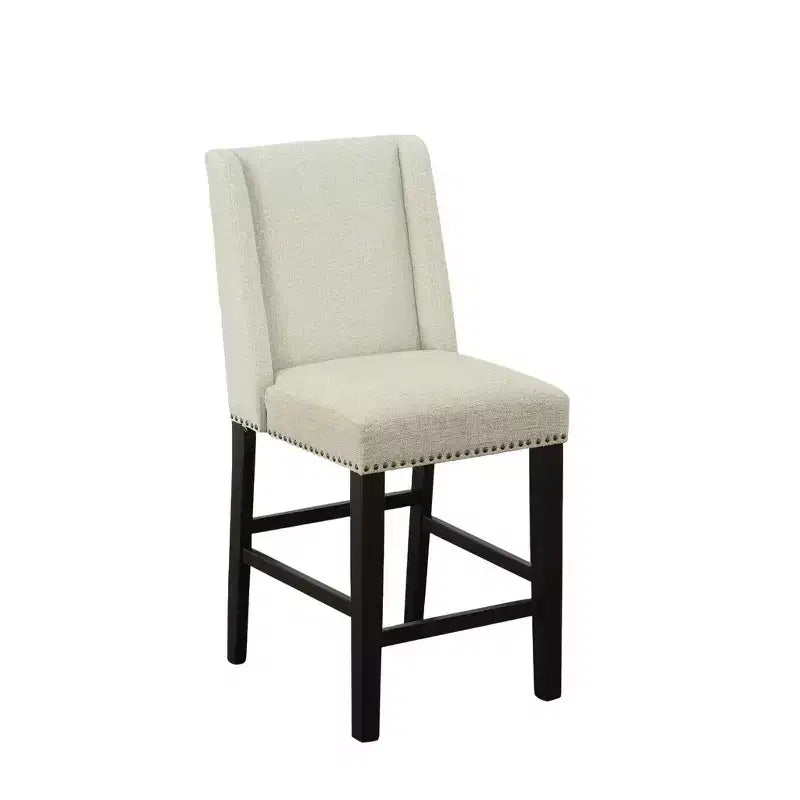 Carolina Living - Lot de 2 tabourets de bar rembourrés Laurant, hauteur comptoir, 61 cm