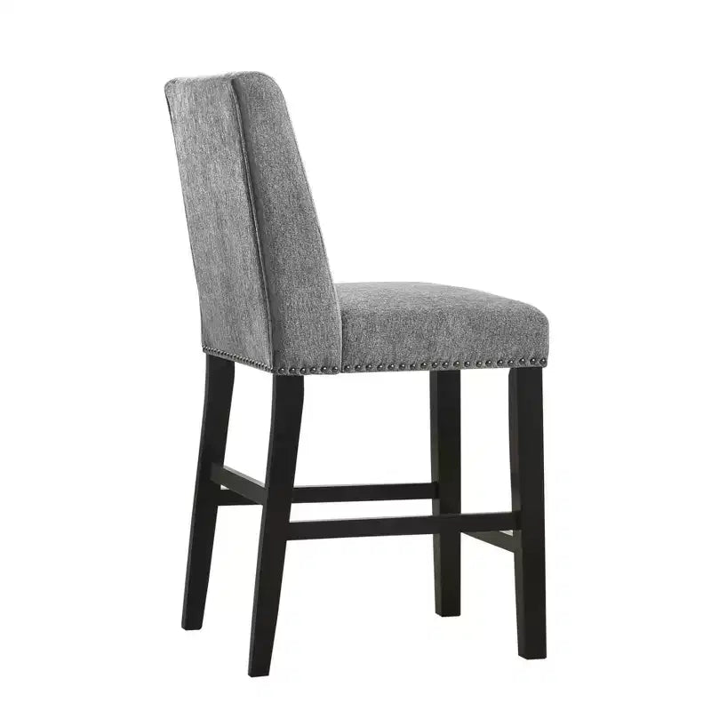 Carolina Living - Lot de 2 tabourets de bar rembourrés Laurant, hauteur comptoir, 61 cm
