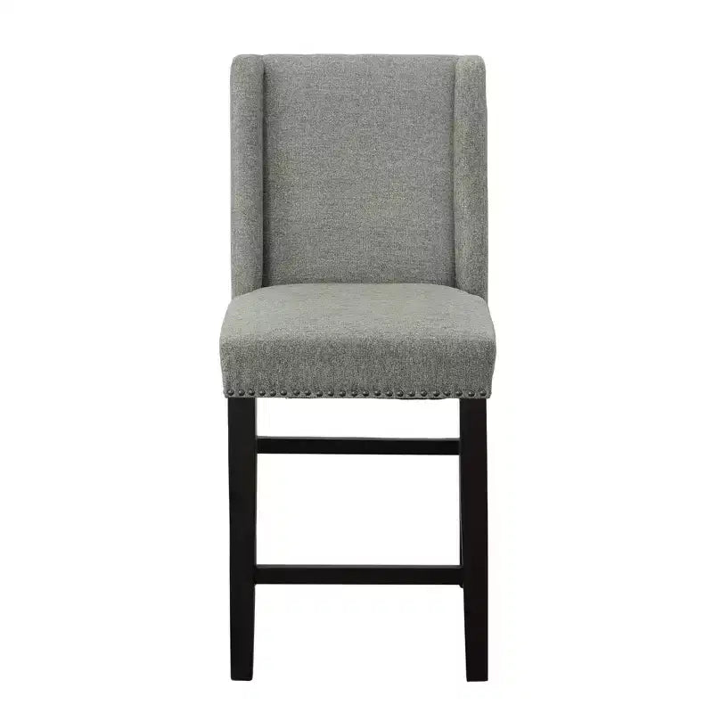 Carolina Living - Lot de 2 tabourets de bar rembourrés Laurant, hauteur comptoir, 61 cm