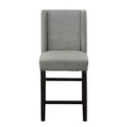 Carolina Living - Lot de 2 tabourets de bar rembourrés Laurant, hauteur comptoir, 61 cm