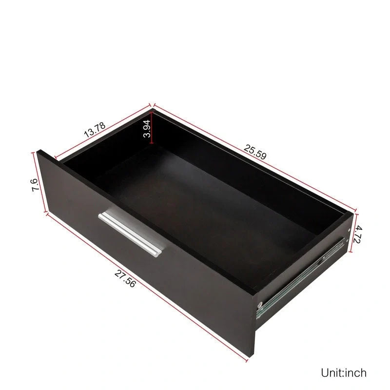 Commode double à 8 tiroirs, peu encombrante