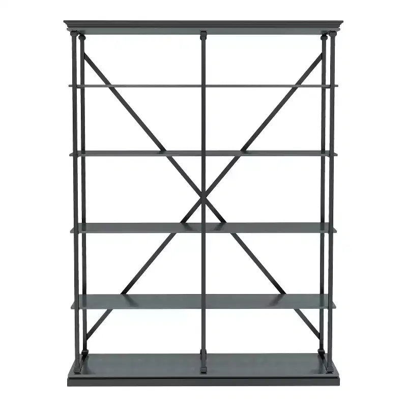 84.25x58 Cadboll 5 Layer Bookcase - miBasics