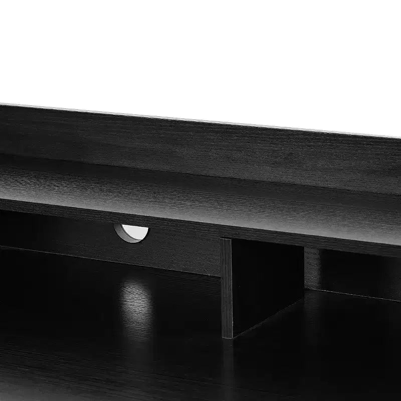 Costway Bureau d'ordinateur PC Portable Table d'écriture Poste de travail Meuble d'étude Étudiant Noir
