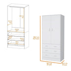 Armoire Prescott - Blanche