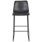 Tabourets de bar Merrick Lane de 76 cm de hauteur avec siège baquet en similicuir, lot de 2