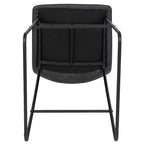 Tabourets de bar Merrick Lane de 76 cm de hauteur avec siège baquet en similicuir, lot de 2