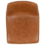 Tabourets de bar Merrick Lane de 76 cm de hauteur avec siège baquet en similicuir, lot de 2