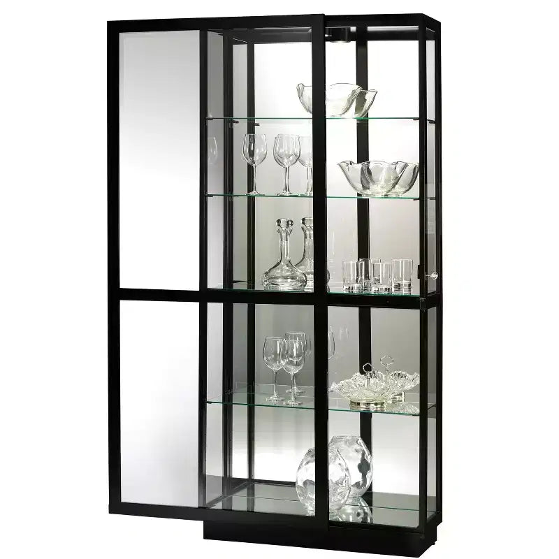 Howard Miller 680572 Jayden Iii Vitrine d'exposition 680572 Noir brillant