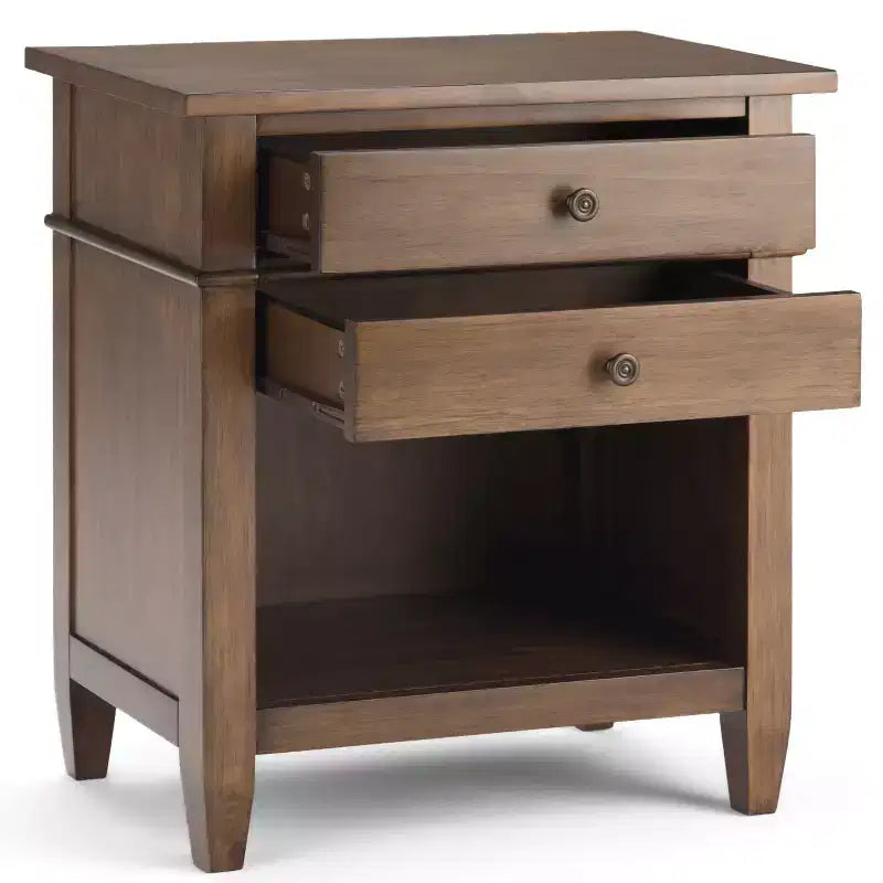 Table de chevet 24" en bois massif Sterling - WyndenHall