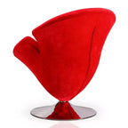 Fauteuil pivotant Tulip Velvet - Manhattan Comfort