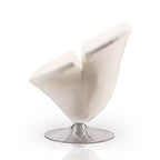 Fauteuil pivotant Tulip Velvet - Manhattan Comfort