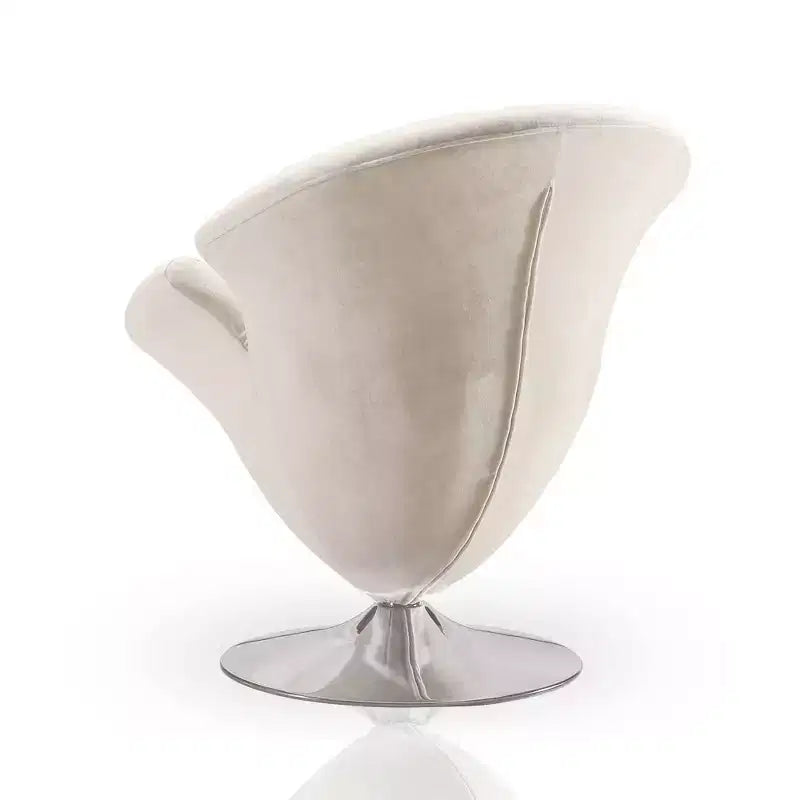 Fauteuil pivotant Tulip Velvet - Manhattan Comfort