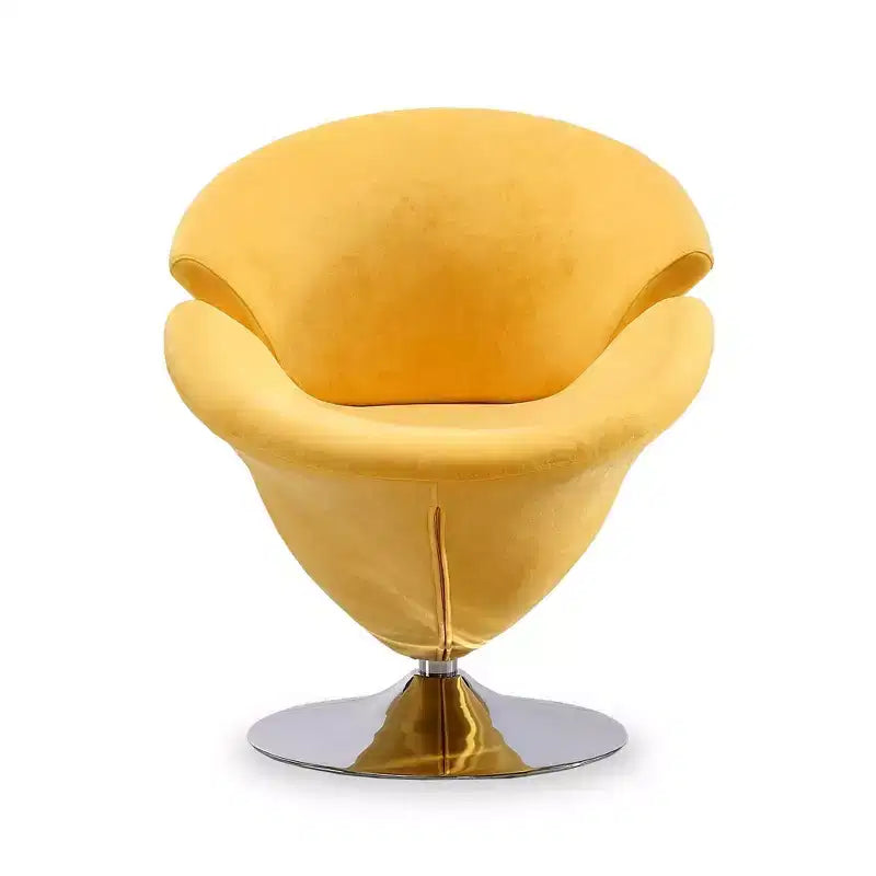 Fauteuil pivotant Tulip Velvet - Manhattan Comfort