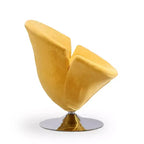 Fauteuil pivotant Tulip Velvet - Manhattan Comfort