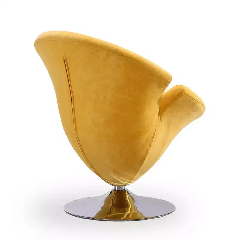 Fauteuil pivotant Tulip Velvet - Manhattan Comfort