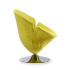 Fauteuil pivotant Tulip Velvet - Manhattan Comfort