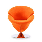 Fauteuil pivotant Tulip Velvet - Manhattan Comfort