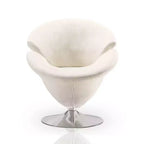 Fauteuil pivotant Tulip Velvet - Manhattan Comfort