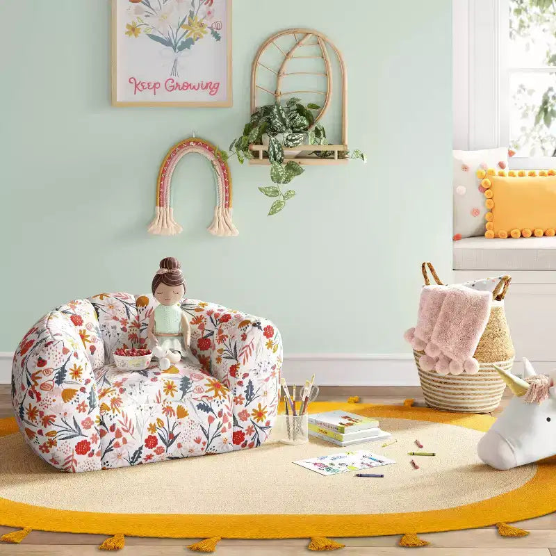 Chaise enfant en velours côtelé - Pillowfort