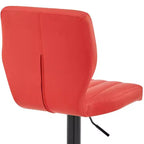 Tabouret de bar réglable Bardot en similicuir et finition métal - Armen Living